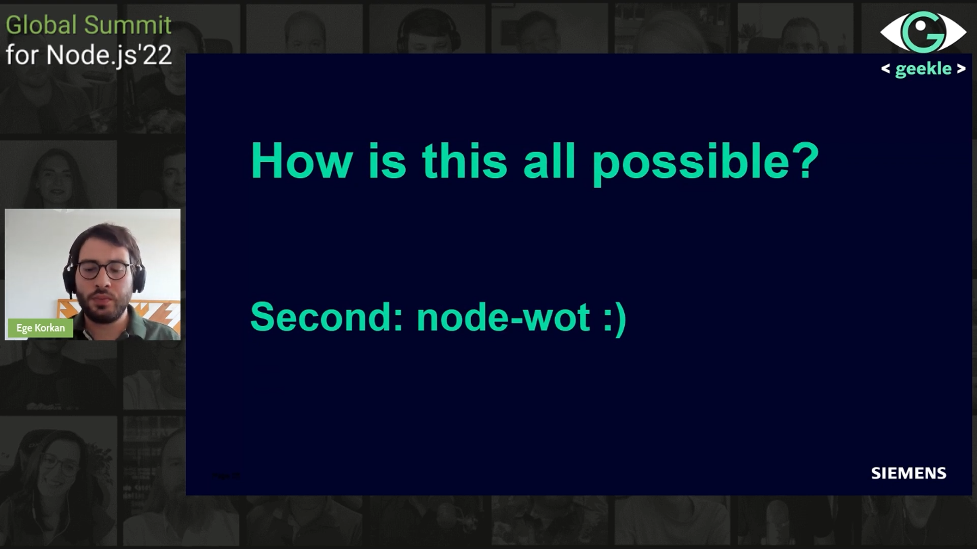 Global Summit for Node.js'22 - Bringing the Power of the Web to the IoT: Web of Things and node-wot